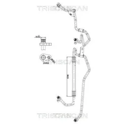 Przewód Klimatyzacji Citroen C2,C3 03-10 - TRISCAN (901028105)