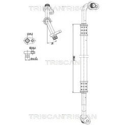 Przewód Klimatyzacji C4 Ii 2.0 Hdi 09- - TRISCAN (901028035)
