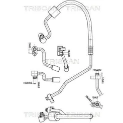 Przewód Klimatyzacji Vw Up 11-23 - TRISCAN (901029007)