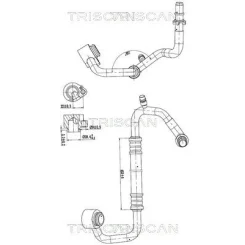 Przewód Klimatyzacji Vw Polo Iv 1.2 02-09 - TRISCAN (901029021)