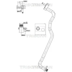 Przewód Klimatyzacji Ford Fiesta Vi 08-17 - TRISCAN (901016019)