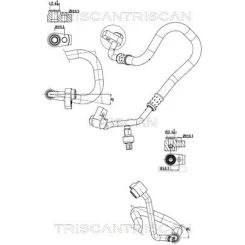 Przewód Klimatyzacji Ford Transit 15- - TRISCAN (901016021)
