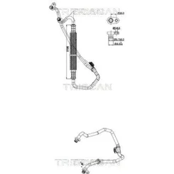 Przewód Klimatyzacji Citroen C3 Iii 1.2 16- - TRISCAN (901028018)