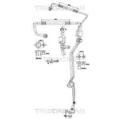 Przewód Klimatyzacji Citroen Berlingo 98-05 - TRISCAN (901028064)