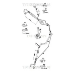 Przewód Klimatyzacji Peugeot 207 07-13 - TRISCAN (901028078)