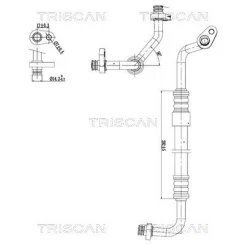 Przewód Klimatyzacji Citroen Berlingo 1.6Hdi 08- - TRISCAN (901028091)