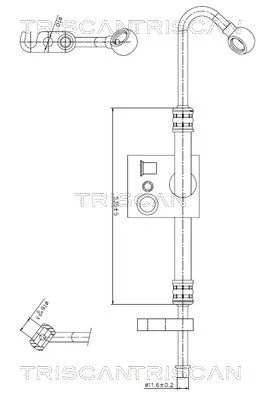 Przewód Wspomagania Bmw E39 520/523/528 97-00 - TRISCAN (851611030)