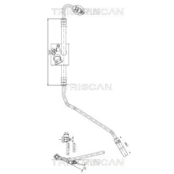 Przewód Wspomagania Skoda Fabia 00-10 - TRISCAN (851629023)
