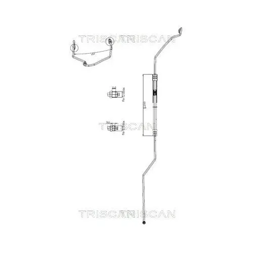 Przewód Wspomagania Vw Golf Iii/Iv 91-02 - TRISCAN (851629042)