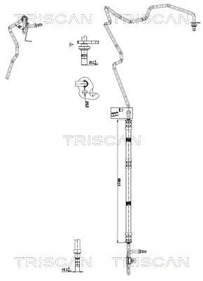 Przewód Wspomagania Ford Transit Mk8 12- - TRISCAN (851616004)