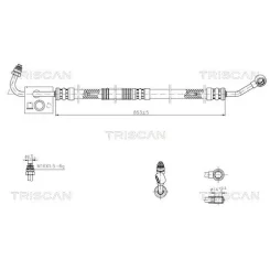 Przewód Wspomagania Bmw 5 (E39) 95-04 - TRISCAN (851611020)