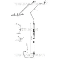 Przewód Wspomagania Ford Mondeo Iii 00-07 - TRISCAN (851616018)