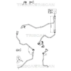 Przewód Wspomagania Volvo S60/V60/V70 07-18 - TRISCAN (851627007)
