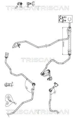 Przewód Wspomagania Volvo S60/V60/V70 07-18 - TRISCAN (851627007)