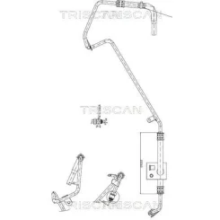 Przewód Wspomagania Vw Beetle 11- Passat 14- - TRISCAN (851629018)