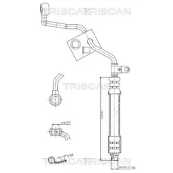Przewód Wspomagania Vw A4/Passat/Skoda Superb 96-05 - TRISCAN (851629082)