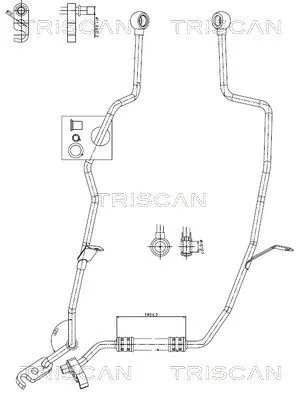 Przewód Wspomagania Bmw 7 E38 94-01 - TRISCAN (851611037)