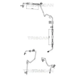 Przewód Wspomagania Citroen Berlino 96-, Peugeot Partner 00- - TRISCAN (851628001)