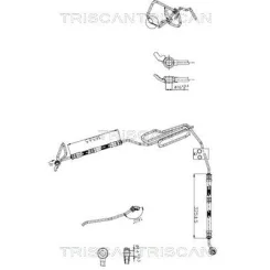 Przewód Wspomagania Audi A3 8L/Tt/Tt Roadster 98-06 - TRISCAN (851629051)