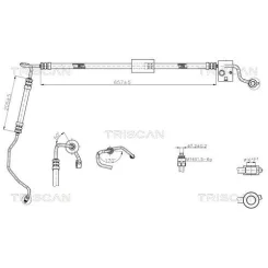 Przewód Wspomagania Hyundai Getz 1,4-1,6 05-10 - TRISCAN (851643008)