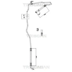 Przewód Wspomagania Ford Transit 2,0 15- - TRISCAN (851616002)