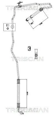 Przewód Wspomagania Ford Transit 2,0 15- - TRISCAN (851616002)