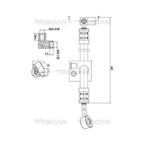 Przewód Wspomagania Nissan Almera Ii 00-06 - TRISCAN (851614002)