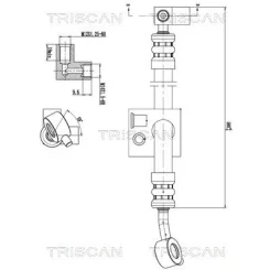Przewód Wspomagania Nissan Almera Ii 00-06 - TRISCAN (851614002)