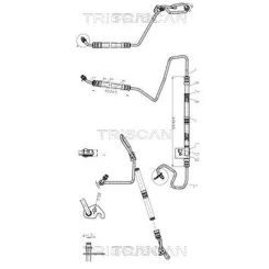 Przewód Wspomagania Ford Focus I 98-09 - TRISCAN (851616023)