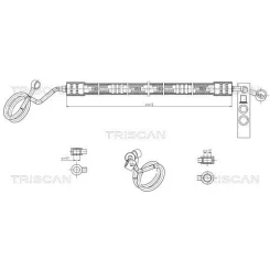 Przewód Wspomagania Vw A4/A6/Passat 94- - TRISCAN (851629032)