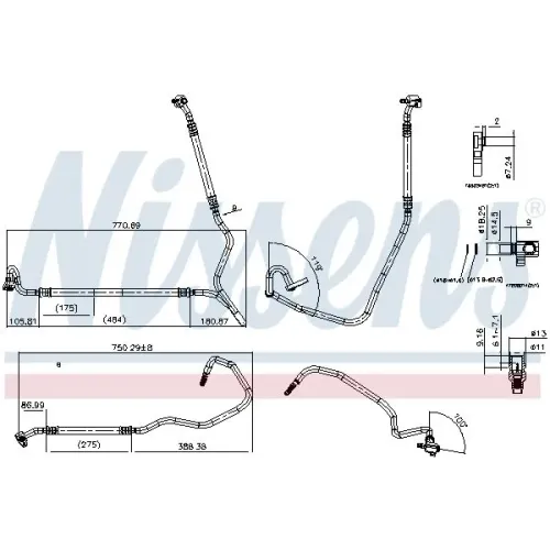 Przewód Klimatyzacji Fiat Ducato (250) (11-) - NISSENS (NIS842971)