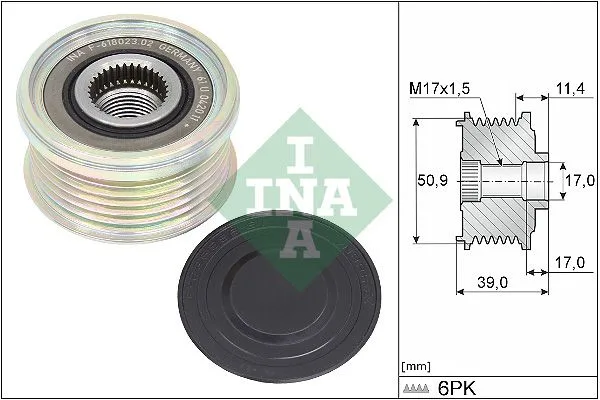 Generátor Szabadonfutó - Schaeffler INA (535035810)
