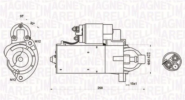 Önindító - MAGNETI MARELLI (MQS1423)