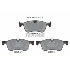 Klocki Ham. Dacia P. Bigster/Duster 1,0-1,8 23- - TEXTAR (2659401)