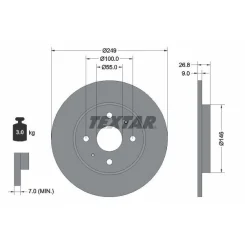 Tarcza Ham. Byd T. Dolphin Ev 21- - TEXTAR (92352203)