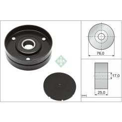 Rolka Paska Wielorowk. Vw 2,5Tdi - Schaeffler INA (531105510)