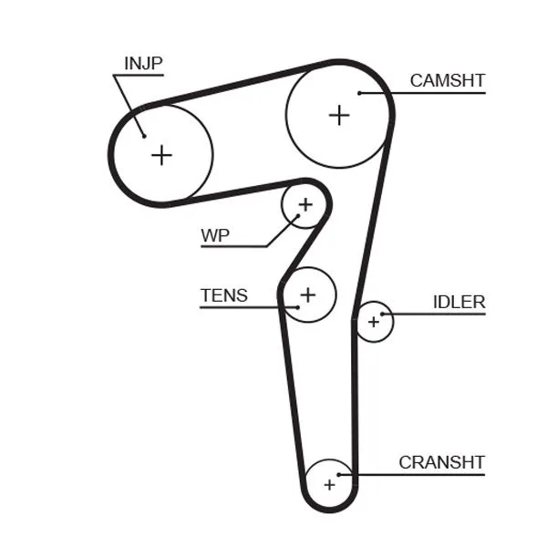Fogasszíj - GATES (GAT5646XS)