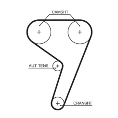 Fogasszíj - GATES (GAT5433XS)