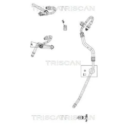 Przewód Wspomagania Vw Touareg (755,7P6) 10-18 - TRISCAN (851629085)