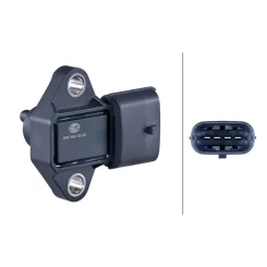 Érzékelő, Szívócső Nyomás - HELLA (6PP358152-201)