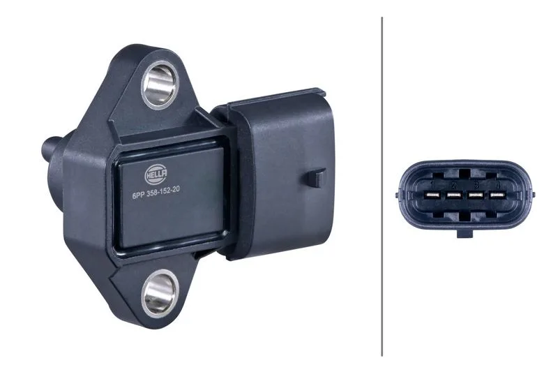 Érzékelő, Szívócső Nyomás - HELLA (6PP358152-201)
