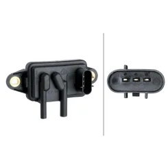 Érzékelő, Kipufogógáz-Nyomás - HELLA (6PP009409-391)