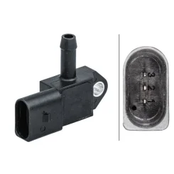 Érzékelő, Kipufogógáz-Nyomás - HELLA (6PP009409-591)