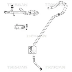 Przewód Wspomagania Vw Golf Iii/Golf Iv Cabrio/Vento 91- - TRISCAN (851629056)