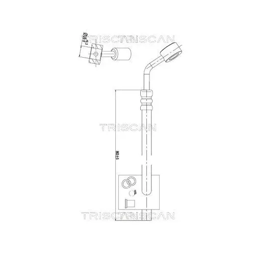 Przewód Wspomagania Vw New Beetle 99-10 - TRISCAN (851629077)