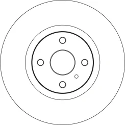Tarcza Ham. Fiat P. 124 Spider 1,4 16- - TRW (DF6539)