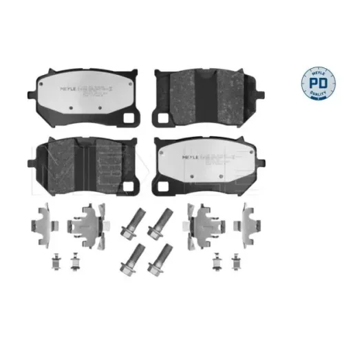 Klocki Ham. Volvo P. S60/V60/Xc60 2,0 17- - MEYLE (0252630618/PD)