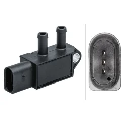 Érzékelő, Kipufogógáz-Nyomás - HELLA (6PP009409-621)