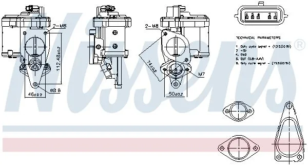 Agr-Szelep - NISSENS (NIS98272)