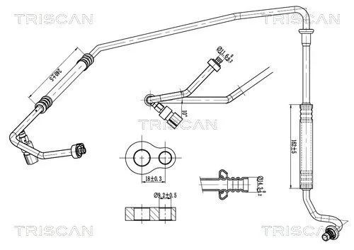 Przewód Klimatyzacji Ford - TRISCAN (901016073)
